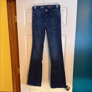 Pilcro Dark Blue Flare Jeans
